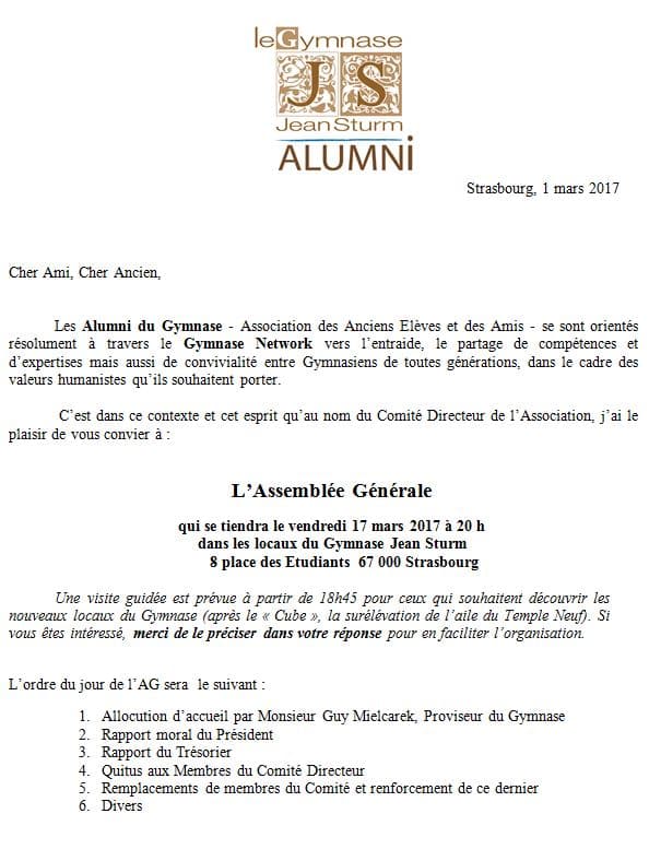 L'AG se conjugue avec la passion ....