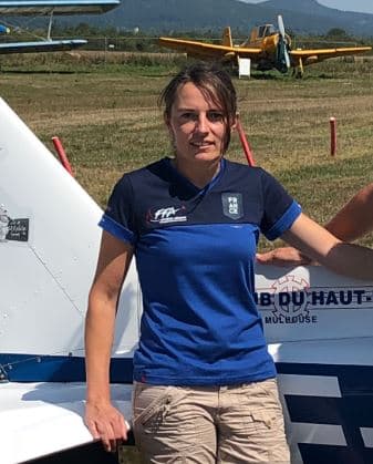 Adèle Schramm (Bac 1996), championne du ciel