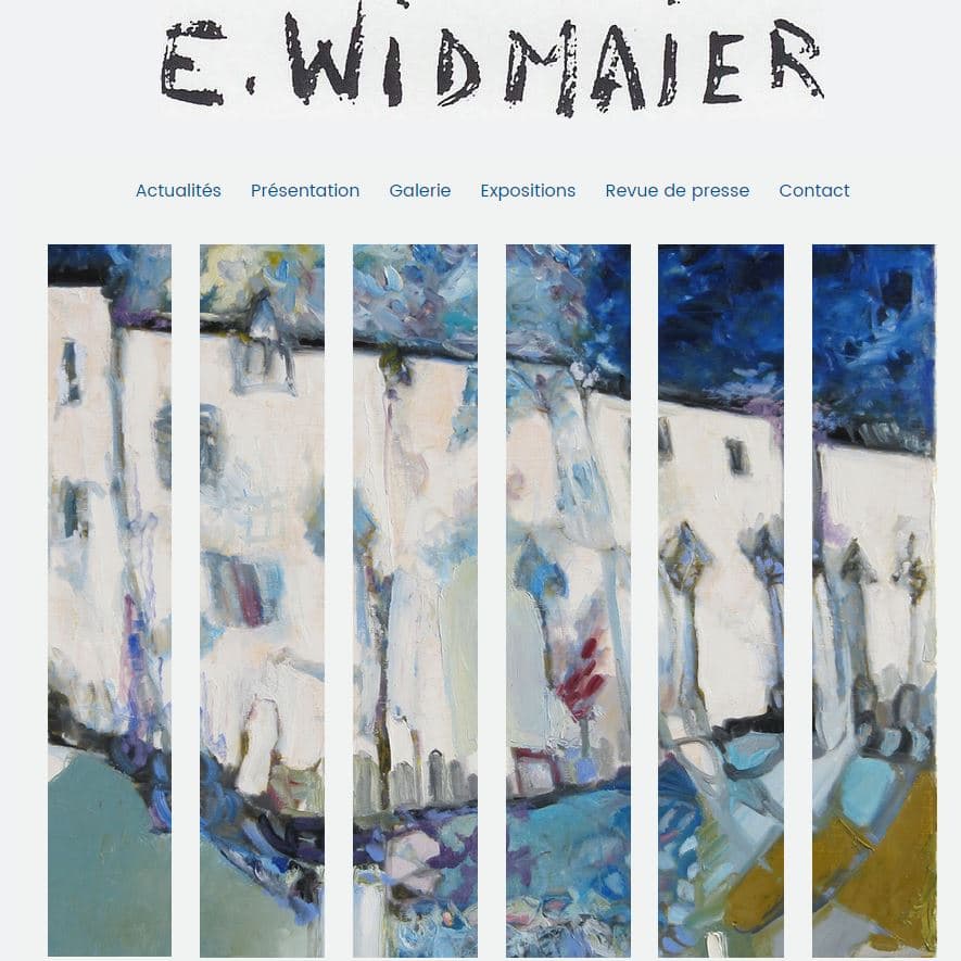 Evelyne Widmaier (Bac 1965), au bout de la toile blanche et de la solitude...